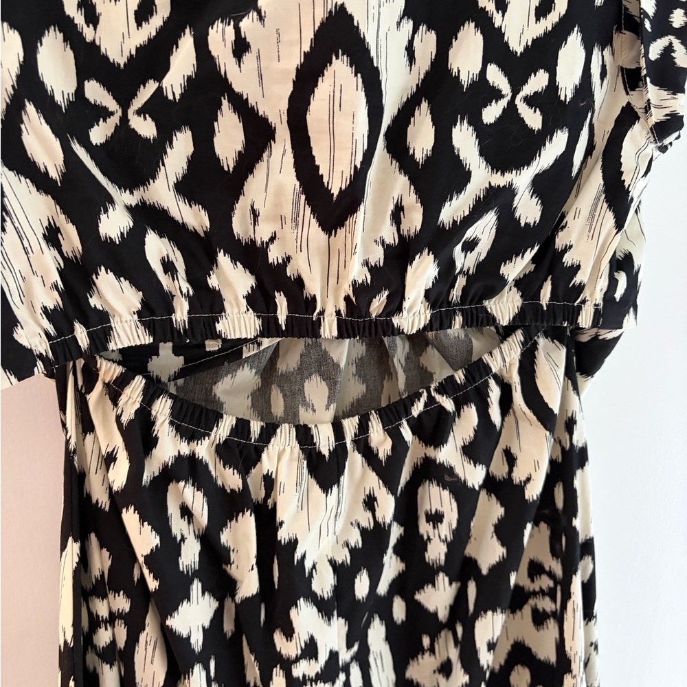 Stylish Steve Madden Black and White Patterned Dress - Picture 6 of 8